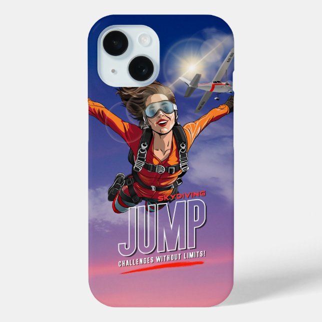  Skydiving-Feel Freedom Above Clouds | (Women) Case-Mate iPhone Case (Back)