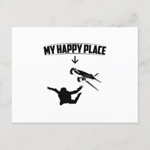 Skydiving Gift Idea   Skydiver Skydive Sport Postcard