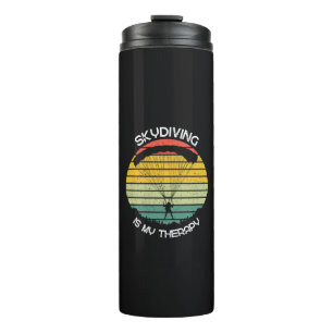 Skydiving Is My Therapy Thermal Tumbler