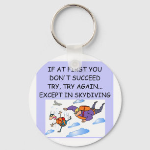 SKYDIVING KEYCHAIN