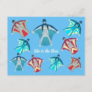 Skydiving Postcard