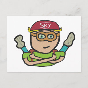 Skydiving Postcard