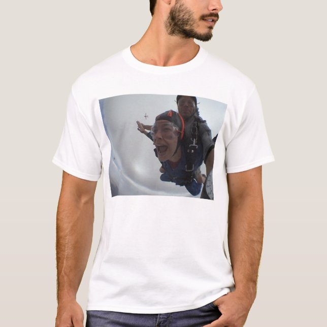 SKYDIVING ROCKS T-Shirt (Front)