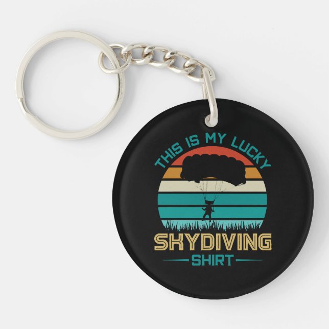 Skydiving School Portland Keychain (Front)