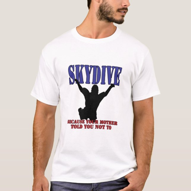 Skydiving Shirt Silhouette (Front)