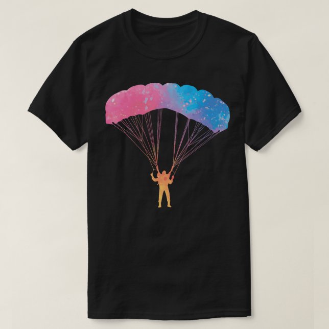 Skydiving Skydive Parachutist Wingsuit Sky Diving  T-Shirt (Design Front)