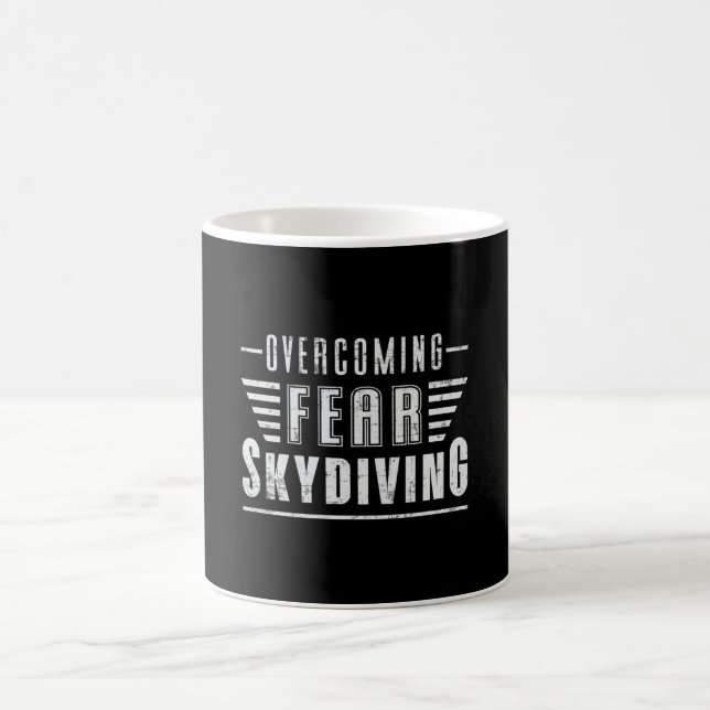 Skydiving Skydive Skydiver Plane Jump Funny Gift Coffee Mug (Center)