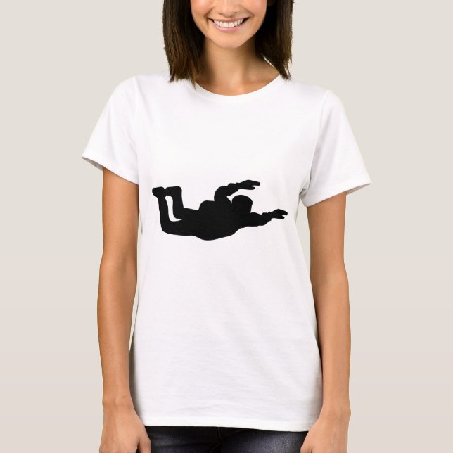 skydiving skydiver icon T-Shirt (Front)