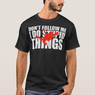skydiving skydiver parachute gift T-Shirt