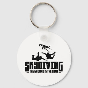 Skydiving   Skydiving Skydiver Gifts Keychain