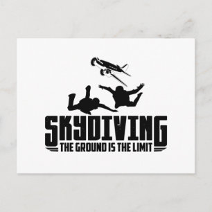 Skydiving Skydiving Skydiver Gifts Postcard