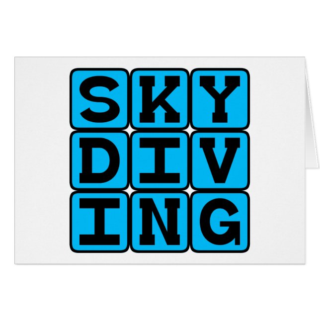 Skydiving, Sports (Front Horizontal)
