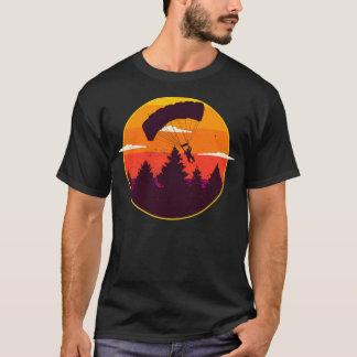 Skydiving Sunset Parachuting Jumping for Skydiver T-Shirt