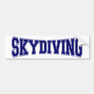 Skydiving University Style Bumper Sticker