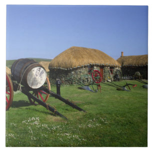 Skye Museum, Kilmuir, Isle of Skye, Highlands, Tile