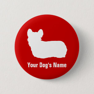 Skye Terrier スカイ・テリア 2 Inch Round Button