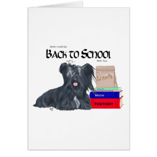 Skye Terrier Back to School