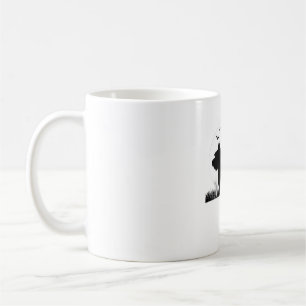 Skye Terrier Dog � Halloween Moon Silhouette Class Coffee Mug
