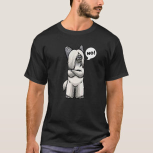 Skye Terrier Dog Stubborn No T-Shirt