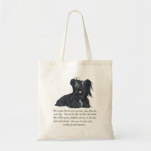 Skye Terrier FEMALE Keepsake Tote Bag