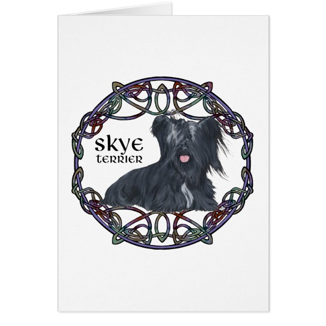 Skye Terrier in Celtic Knotwork (Front)