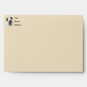 Skye Terrier Painting - Cute Original Dog Art Envelope