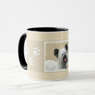 Skye Terrier Painting - Cute Original Dog Art Mug