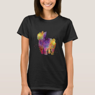 Skye Terrier Watercolor Birthday For Kids Love D T-Shirt