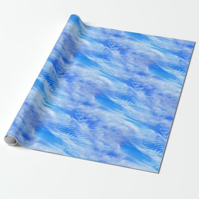 Skying Wrapping Paper (Unrolled)