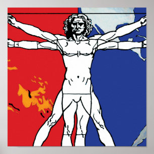 Skylab 2 Vitruvian Man Mission Patch Logo Poster