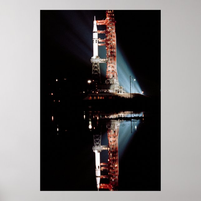 Skylab 3 on the Launch Pad Poster (Front)