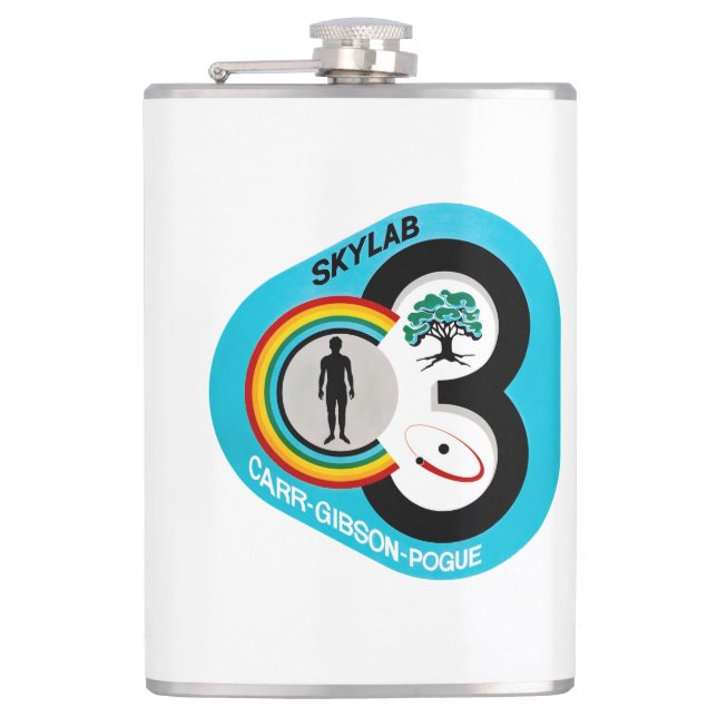 Skylab 3-Patch  Hip Flask (Front)