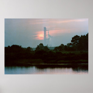 Skylab 4 on the Launch Pad Poster