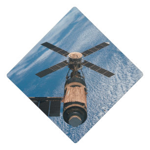 Skylab Space Station Graduation Cap Topper