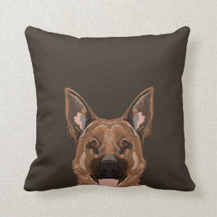 Skylar - German Shepherd dog gifts for dog people Throw Pillow