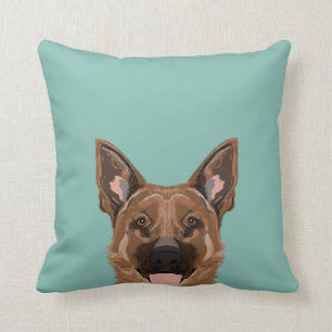 Skylar - German Shepherd gifts for dog people dog Throw Pillow