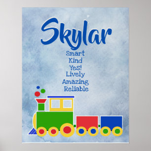 Skylar Name Poster