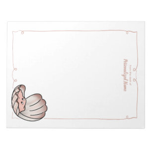Skylar Scallop Unlined Notepad