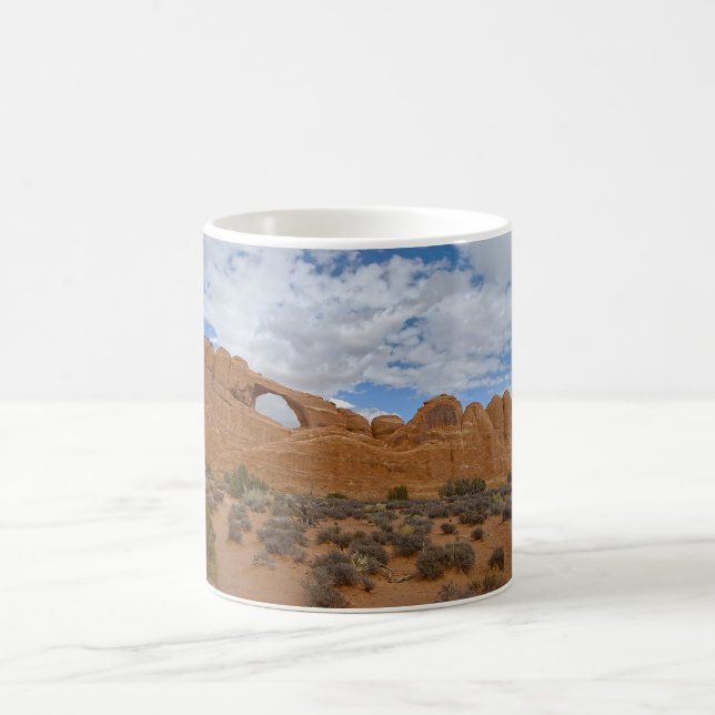 Skyline Arch, Arches National Park, Utah Coffee Mug (Center)