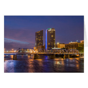 Skyline At Dusk, On The Grand River
