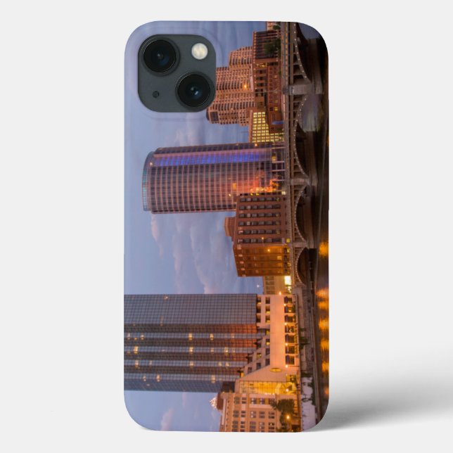 Skyline At Dusk, On The Grand River 2 Case-Mate iPhone Case (Back)
