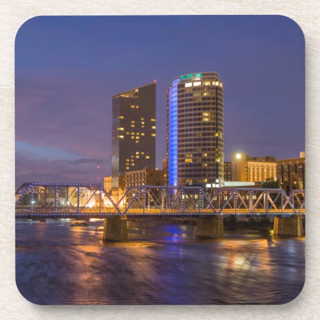 Skyline At Dusk, On The Grand River Coaster (Front)