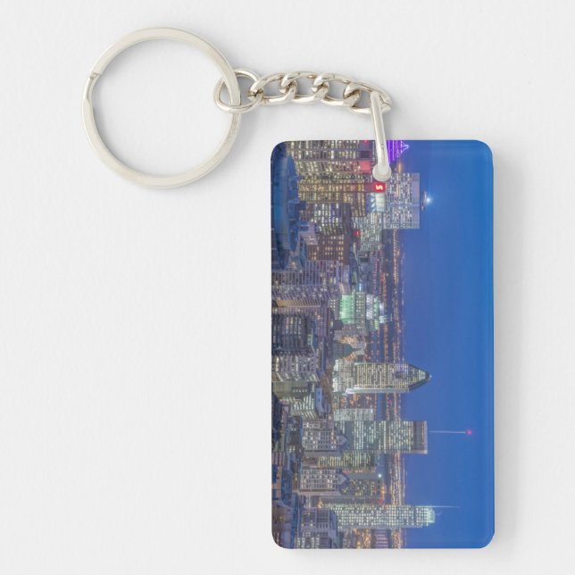 Skyline at twilight 2 keychain (Front)