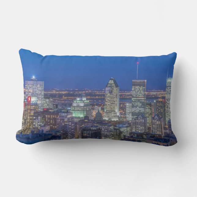 Skyline at twilight 2 lumbar pillow (Front)