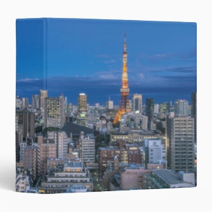 Skyline at twilight binder