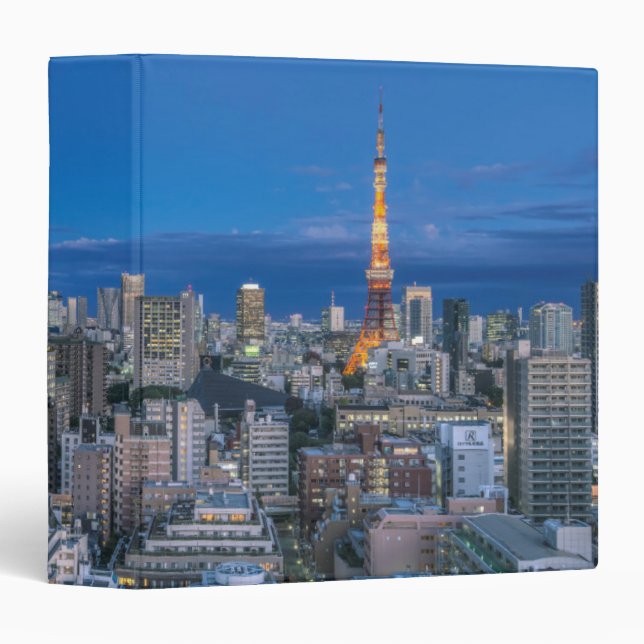Skyline at twilight binder (Front/Spine)