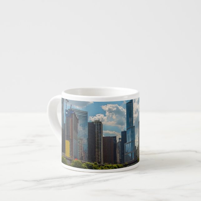 Skyline Chicago Espresso Cup (Front Left)