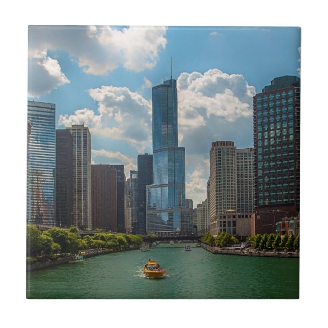 Skyline Chicago Tile (Front)
