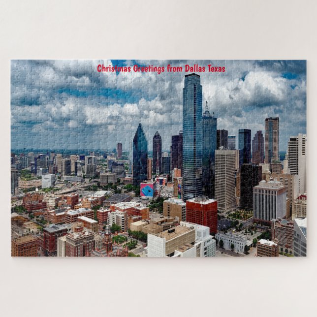 Skyline Dallas Texas. Jigsaw Puzzle (Horizontal)