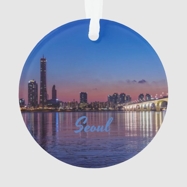 Skyline de la capitale sud-coréenne de Séoul (dos)
